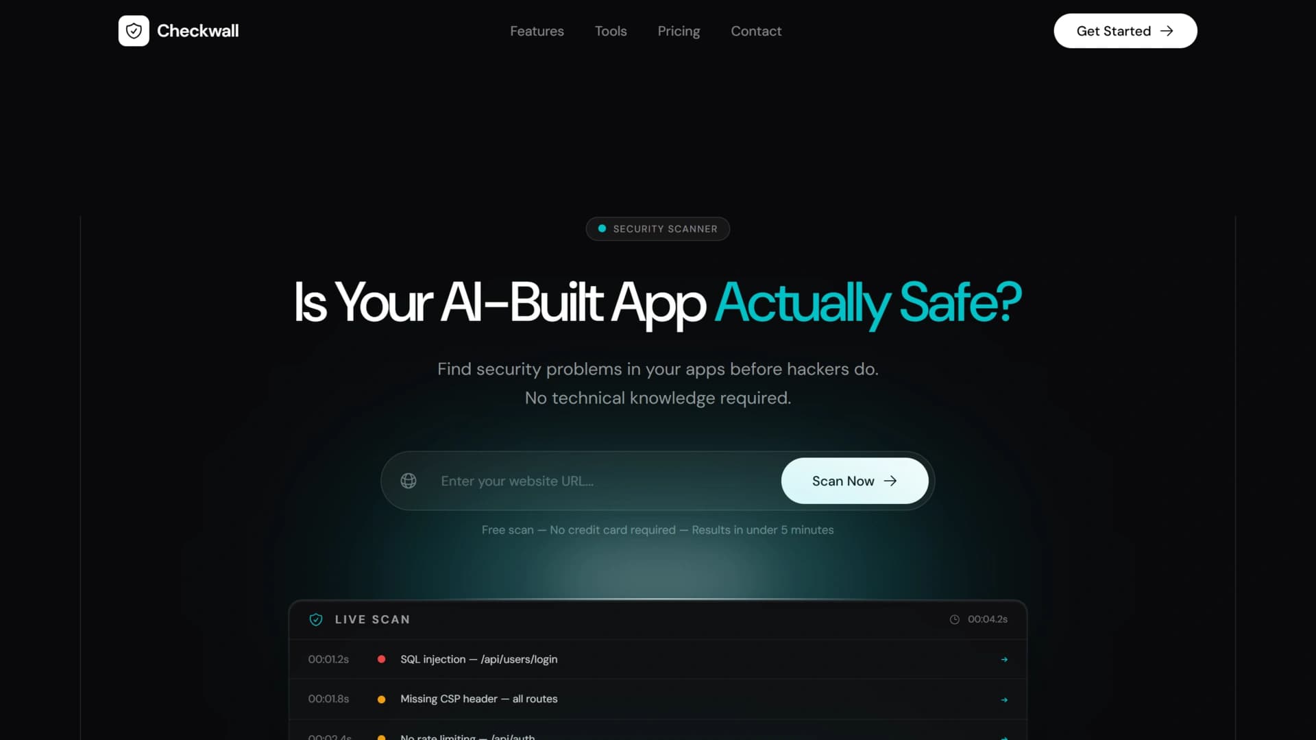 Checkwall screenshot